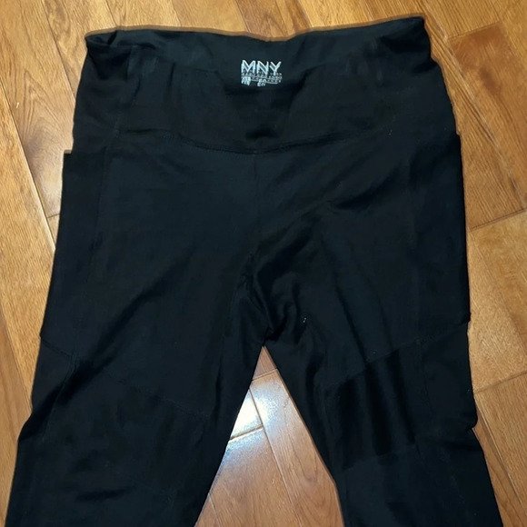 Marc Newyork black high waisted pull  on moto leggings Sz XL - Picture 3 of 9